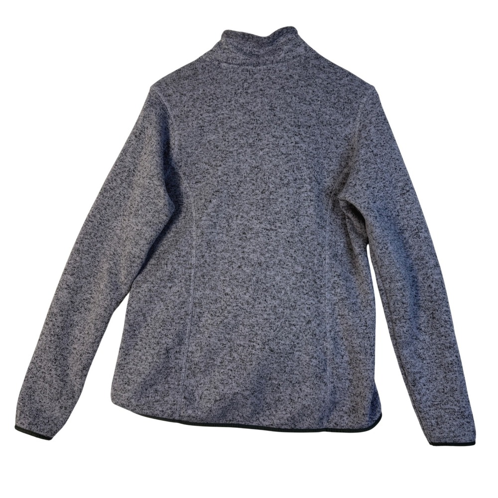 Eddie Bauer Women V Neck Pullover Fleece Sweatshirt Purple Lavender Size L - Picture 2 of 11